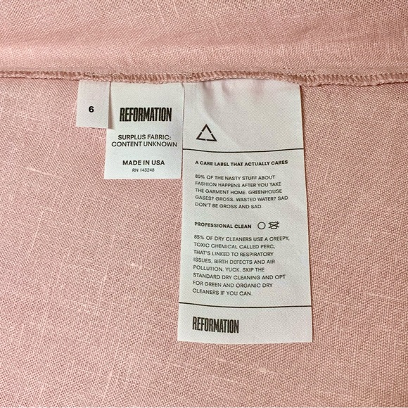 Reformation | Audrey Linen Mini Dress - Picture 7 of 9